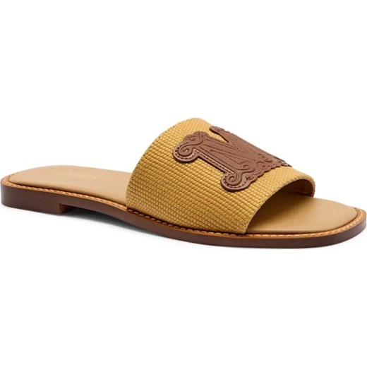 MM Klapki GENE | z dodatkiem skóry ze sklepu Gomez Fashion Store w kategorii Klapki damskie - zdjęcie 185378567