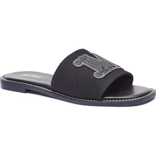 MM Klapki GENE | z dodatkiem skóry ze sklepu Gomez Fashion Store w kategorii Klapki damskie - zdjęcie 185378569