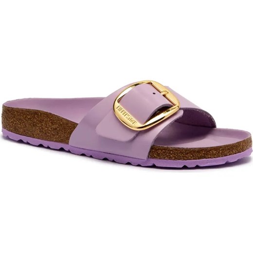 Birkenstock Skórzane klapki Madrid BB | narrow fit ze sklepu Gomez Fashion Store w kategorii Klapki damskie - zdjęcie 185378639