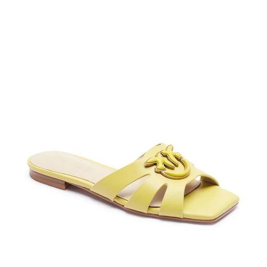 Pinko Skórzane klapki MARLI 09 ze sklepu Gomez Fashion Store w kategorii Klapki damskie - zdjęcie 185378725