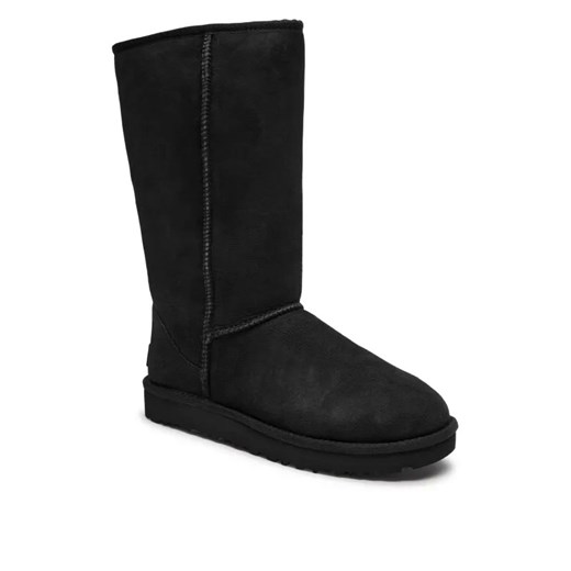 UGG Skórzane śniegowce CLASSIC TALL II | z dodatkiem wełny ze sklepu Gomez Fashion Store w kategorii Śniegowce damskie - zdjęcie 185378797