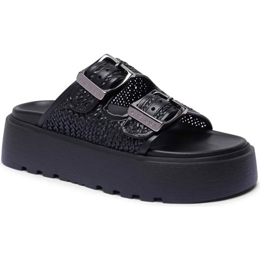Casadei Klapki BIRKY | z dodatkiem skóry ze sklepu Gomez Fashion Store w kategorii Klapki damskie - zdjęcie 185378875