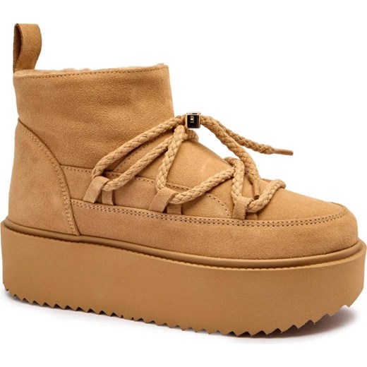 INUIKII Skórzane śniegowce CLASSIC LOW PLATFORM ze sklepu Gomez Fashion Store w kategorii Śniegowce damskie - zdjęcie 185378877