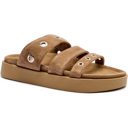 INUIKII Skórzane klapki TILDA ze sklepu Gomez Fashion Store w kategorii Klapki damskie - zdjęcie 185378925