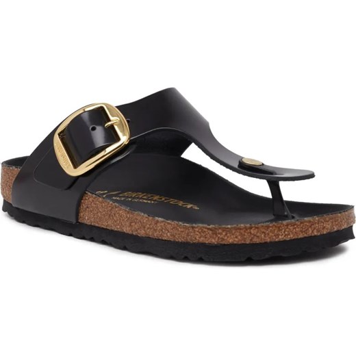 Birkenstock Skórzane japonki Gizeh BB LENA | narrow fit ze sklepu Gomez Fashion Store w kategorii Klapki damskie - zdjęcie 185378935