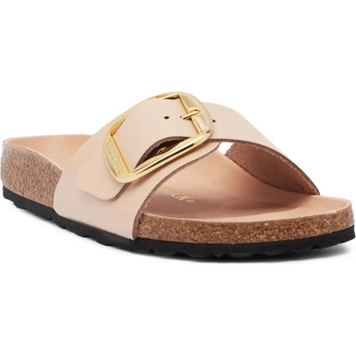 Birkenstock Skórzane klapki Madrid BB | narrow fit ze sklepu Gomez Fashion Store w kategorii Klapki damskie - zdjęcie 185378947