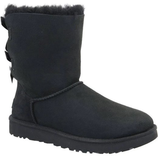 UGG Skórzane śniegowce Bailey Bow II | z dodatkiem wełny ze sklepu Gomez Fashion Store w kategorii Śniegowce damskie - zdjęcie 185378979