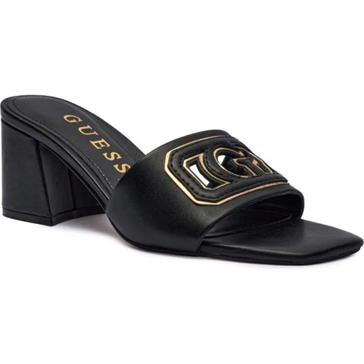 Guess Skórzane klapki na słupku GANIKA Guess 38 okazyjna cena Gomez Fashion Store
