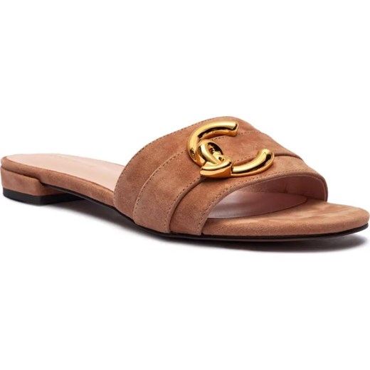 Coccinelle Skórzane klapki C-ME ze sklepu Gomez Fashion Store w kategorii Klapki damskie - zdjęcie 185379038
