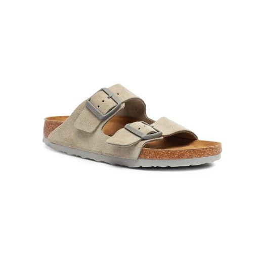 Birkenstock Skórzane klapki Arizona | narrow fit ze sklepu Gomez Fashion Store w kategorii Klapki damskie - zdjęcie 185379046
