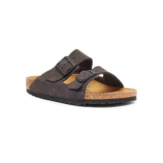 Birkenstock Skórzane klapki Arizona | narrow fit ze sklepu Gomez Fashion Store w kategorii Klapki damskie - zdjęcie 185379067