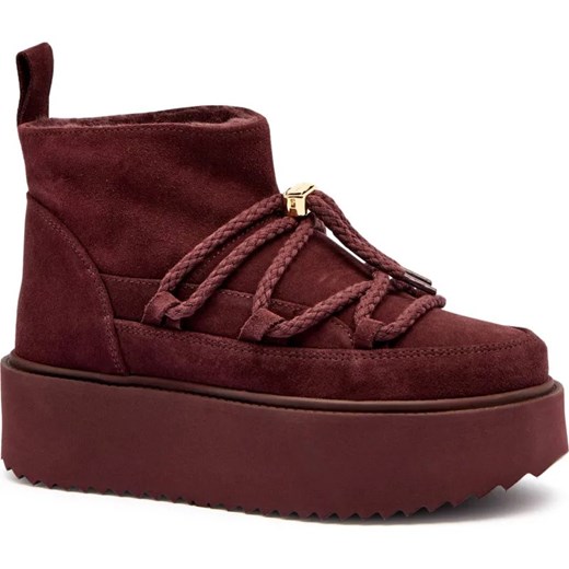 INUIKII Skórzane śniegowce CLASSIC LOW PLATFORM ze sklepu Gomez Fashion Store w kategorii Śniegowce damskie - zdjęcie 185379076