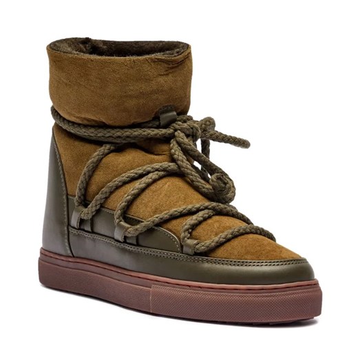 INUIKII Skórzane śniegowce CLASSIC WEDGE | z dodatkiem wełny ze sklepu Gomez Fashion Store w kategorii Śniegowce damskie - zdjęcie 185379078