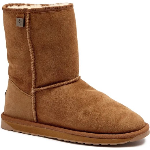 EMU Australia Skórzane śniegowce Platinum Stinger Slim Lo | z dodatkiem wełny ze sklepu Gomez Fashion Store w kategorii Śniegowce damskie - zdjęcie 185379188