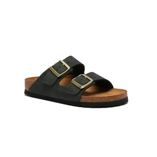Birkenstock Skórzane klapki Arizona | narrow fit ze sklepu Gomez Fashion Store w kategorii Klapki damskie - zdjęcie 185379247