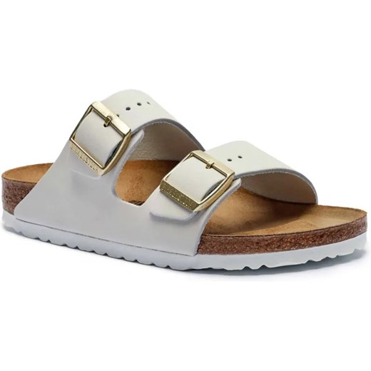 Birkenstock Skórzane klapki Arizona | narrow fit ze sklepu Gomez Fashion Store w kategorii Klapki damskie - zdjęcie 185379298