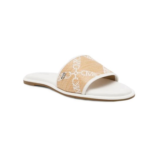 Michael Kors Klapki SAYLOR | z dodatkiem skóry ze sklepu Gomez Fashion Store w kategorii Klapki damskie - zdjęcie 185379325
