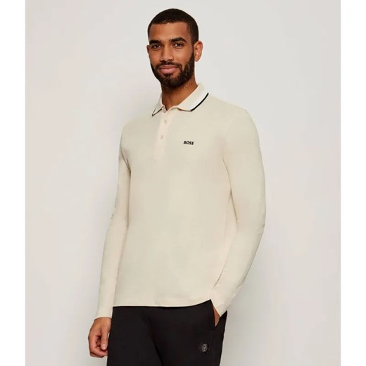 BOSS GREEN Polo Plisy | Regular Fit ze sklepu Gomez Fashion Store w kategorii T-shirty męskie - zdjęcie 185379409