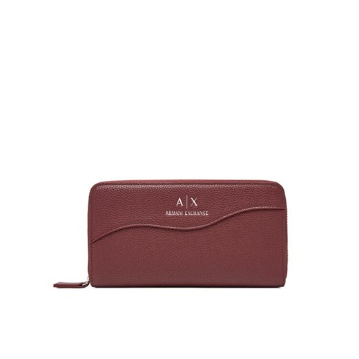 Armani Exchange Duży Portfel Damski 948068 CC783 UA343 Bordowy ze sklepu MODIVO w kategorii Portfele damskie - zdjęcie 185384849