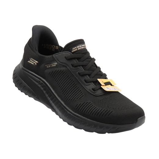 Buty sportowe damskie, sneakersy czarne Skechers 117497 ze sklepu ulubioneobuwie w kategorii Buty sportowe damskie - zdjęcie 185386015