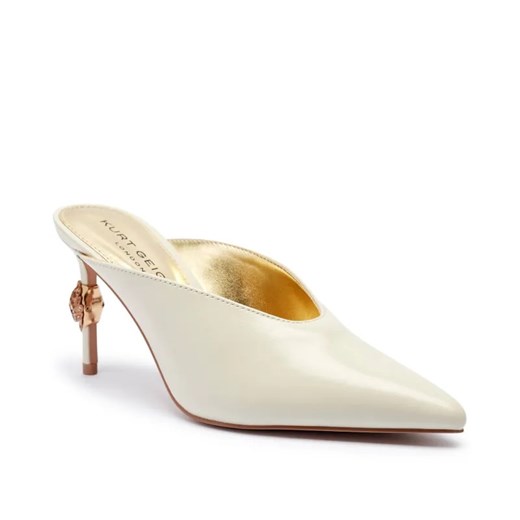 Kurt Geiger Skórzane klapki na szpilce EAGLE ze sklepu Gomez Fashion Store w kategorii Klapki damskie - zdjęcie 185386135