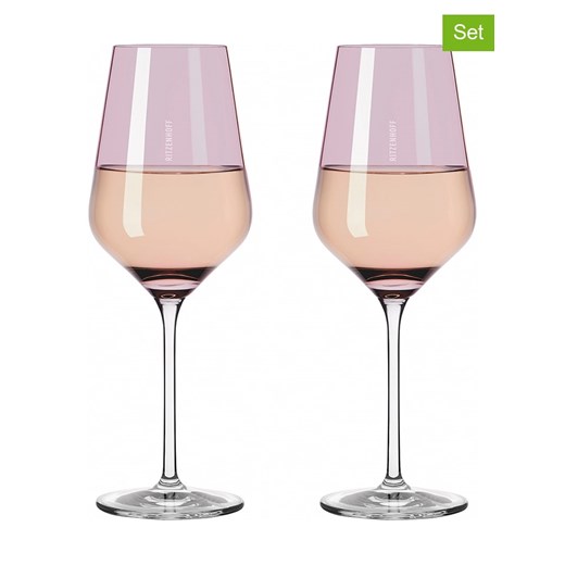 RITZENHOFF Kieliszki (2 szt.) w kolorze jagodowym do białego wina - 380 ml ze sklepu Limango Polska w kategorii Naczynia - zdjęcie 185387297