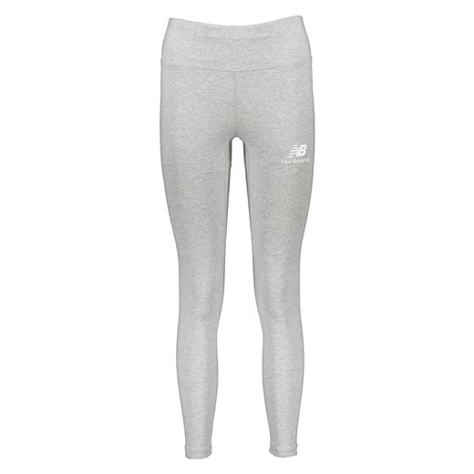 New Balance Legginsy "Essentials Stacked" w kolorze szarym New Balance L Limango Polska okazja