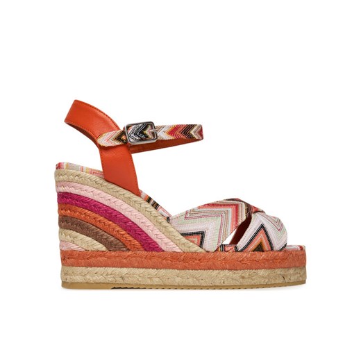 Espadryle M Missoni Carmen MWB011_002 Pomarańczowy ze sklepu eobuwie.pl w kategorii Espadryle damskie - zdjęcie 185387466