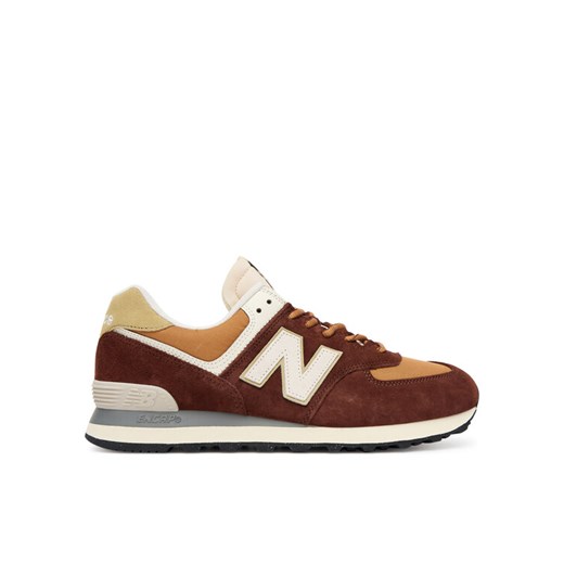 New Balance Sneakersy U574MRR Brązowy ze sklepu MODIVO w kategorii Buty sportowe męskie - zdjęcie 185387926