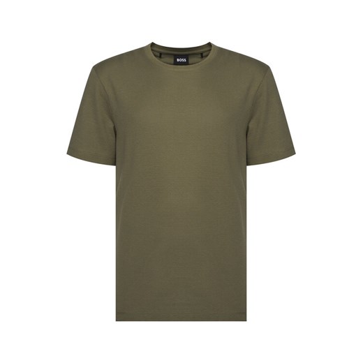 BOSS T-Shirt Tiburt 240 50452680 Zielony Regular Fit ze sklepu MODIVO w kategorii T-shirty męskie - zdjęcie 185387959