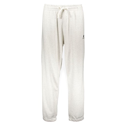 New Balance Spodnie dresowe &quot;Uni-ssentials French Terry&quot; w kolorze kremowym ze sklepu Limango Polska w kategorii Spodnie damskie - zdjęcie 185388785