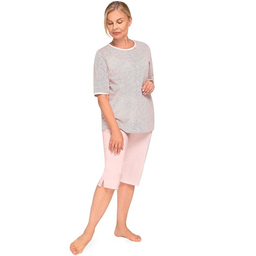 Bawełniana piżama damska Aneta I 268 21, Kolor różowy-wzór, Rozmiar M, MARTEL ze sklepu Primodo w kategorii Piżamy damskie - zdjęcie 185389828