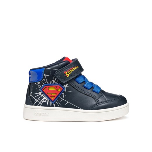 Sneakersy Geox B Eclyper B565LB 000BC C4226 M Granatowy ze sklepu eobuwie.pl w kategorii Buty sportowe dziecięce - zdjęcie 185390286