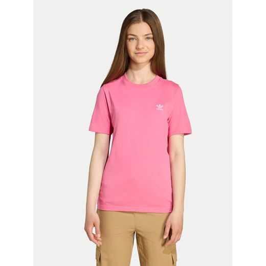 adidas T-Shirt JY4986 Różowy Regular Fit ze sklepu MODIVO w kategorii Bluzki dziewczęce - zdjęcie 185391179