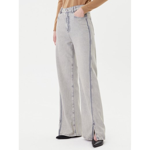 BOSS Jeansy C_Marlene Hr Split 50542436 Szary Relaxed Fit ze sklepu MODIVO w kategorii Jeansy damskie - zdjęcie 185391208