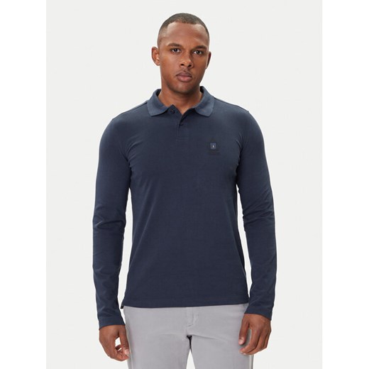 Aeronautica Militare Polo 252PO1886UJ00703 Granatowy Regular Fit ze sklepu MODIVO w kategorii T-shirty męskie - zdjęcie 185391217