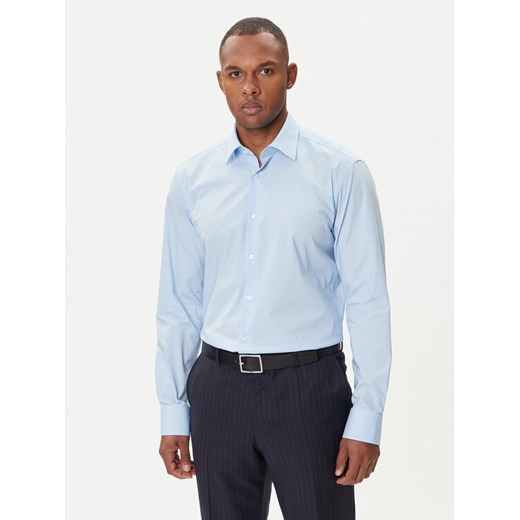 BOSS Koszula H-Joe 50545075 Błękitny Regular Fit ze sklepu MODIVO w kategorii Koszule męskie - zdjęcie 185391218