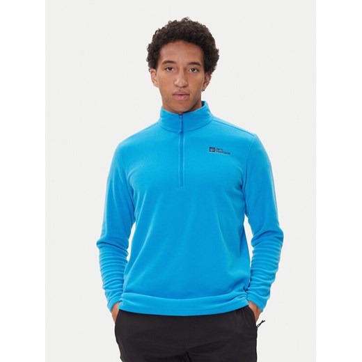 Jack Wolfskin Polar Taunus Hz 1709522 Niebieski Regular Fit ze sklepu MODIVO w kategorii Bluzy męskie - zdjęcie 185391226