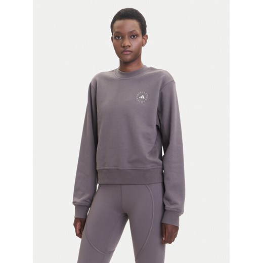 adidas by Stella McCartney Bluza JW4692 Szary Regular Fit ze sklepu MODIVO w kategorii Bluzy damskie - zdjęcie 185391247