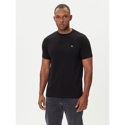 KARL LAGERFELD T-Shirt 755053 554235 Czarny Regular Fit ze sklepu MODIVO w kategorii T-shirty męskie - zdjęcie 185391249