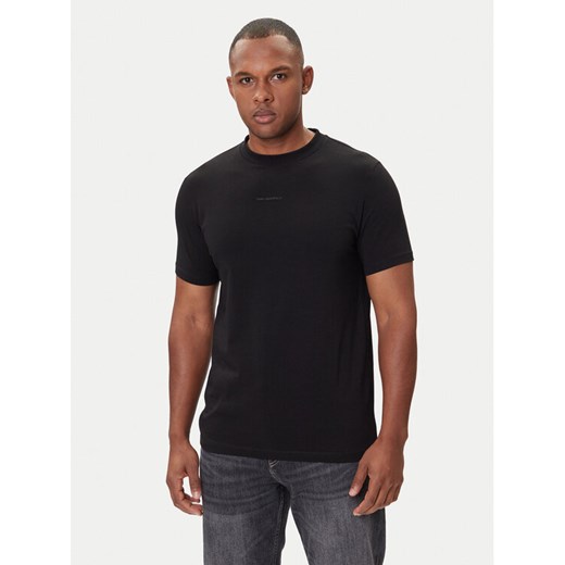 KARL LAGERFELD T-Shirt 755051 554235 Czarny Regular Fit ze sklepu MODIVO w kategorii T-shirty męskie - zdjęcie 185391289