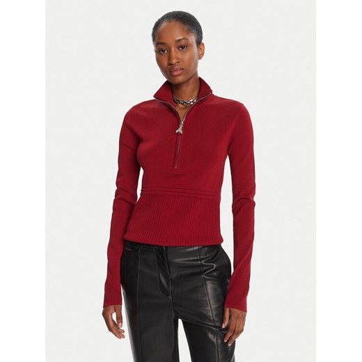 Patrizia Pepe Sweter 8K0323 K274 Czerwony Regular Fit ze sklepu MODIVO w kategorii Swetry damskie - zdjęcie 185391309