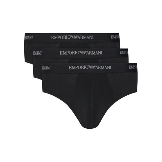 Emporio Armani Underwear Komplet 3 par slipów EM000258 AF14132 MC061 Czarny ze sklepu MODIVO w kategorii Majtki męskie - zdjęcie 185391359