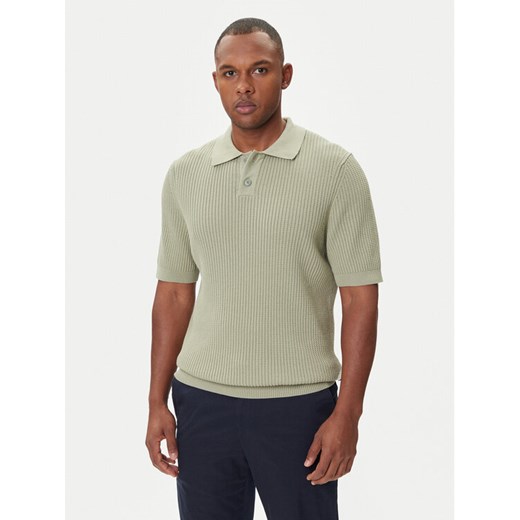BOSS Polo Akoppo 50543670 Zielony Regular Fit ze sklepu MODIVO w kategorii T-shirty męskie - zdjęcie 185391385