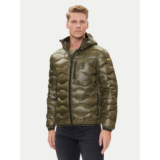 Blauer Kurtka puchowa 25WBLUC03074006355 Zielony Regular Fit ze sklepu MODIVO w kategorii Kurtki męskie - zdjęcie 185391409