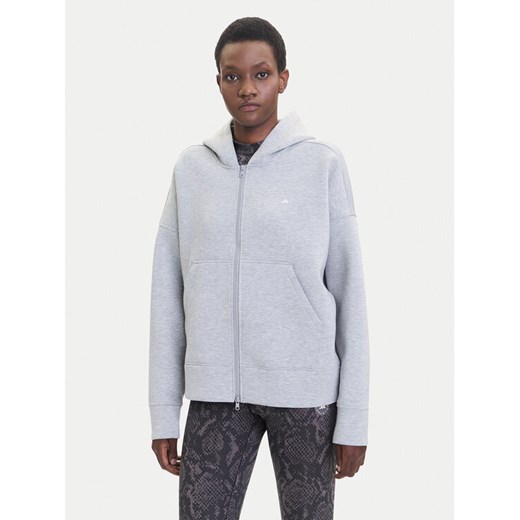 adidas by Stella McCartney Bluza Scuba JM5792 Szary Loose Fit ze sklepu MODIVO w kategorii Bluzy damskie - zdjęcie 185391416