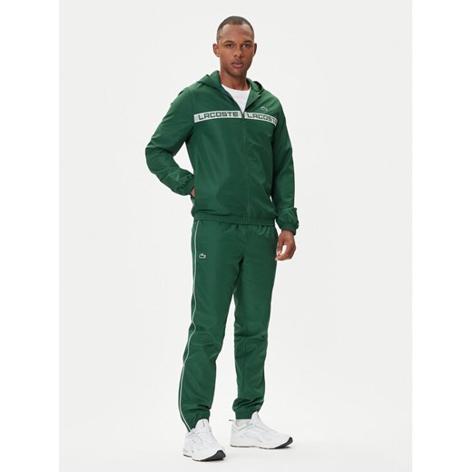 Lacoste Dres WH4757 Zielony Regular Fit ze sklepu MODIVO w kategorii Dresy męskie - zdjęcie 185391419