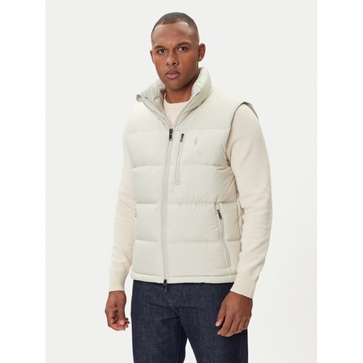 Polo Ralph Lauren Kamizelka 710968283006 Beżowy Regular Fit ze sklepu MODIVO w kategorii Kamizelki męskie - zdjęcie 185391436