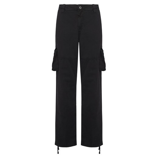 Alpha Industries Spodnie materiałowe Jet 101212 Czarny Straight Fit ze sklepu MODIVO w kategorii Spodnie męskie - zdjęcie 185391438