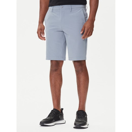 BOSS Szorty materiałowe S_Commuter_10.5 Inch 50540337 Szary Regular Fit ze sklepu MODIVO w kategorii Spodenki męskie - zdjęcie 185391445